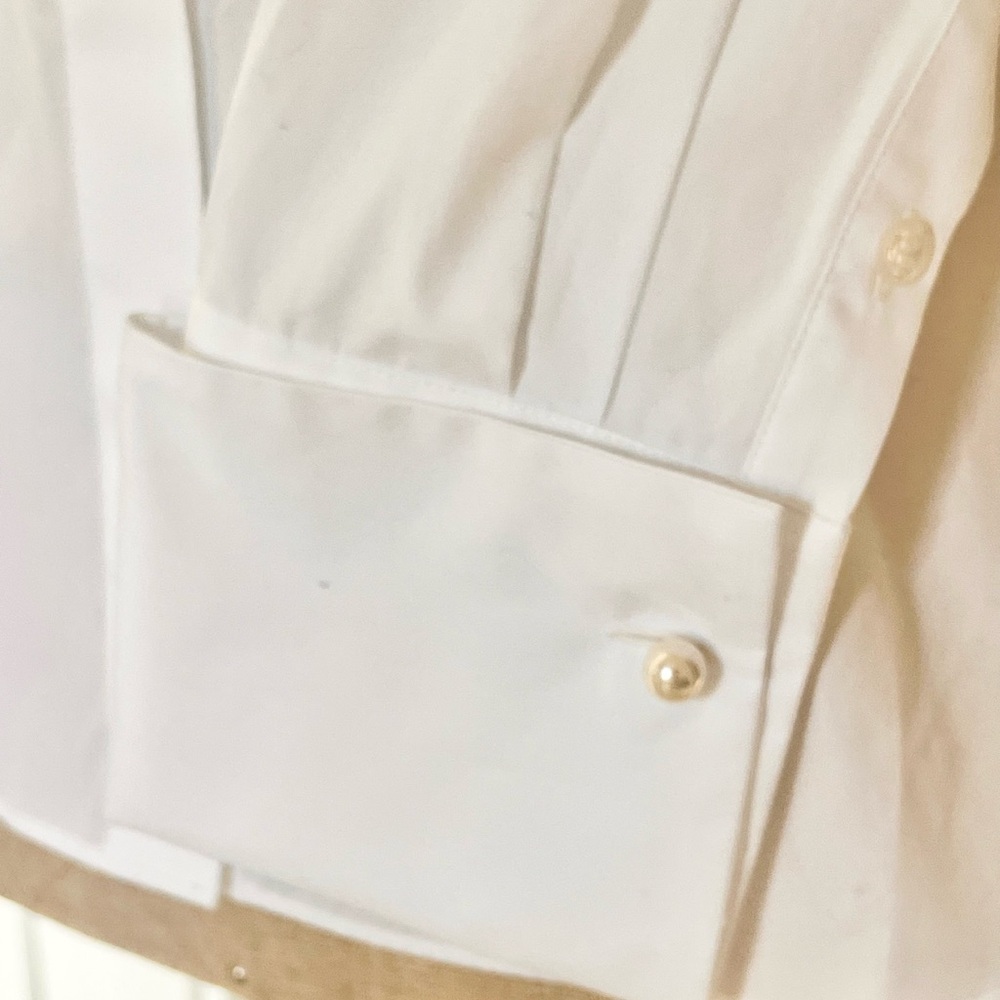 Simone Rocha White Poplin Button Shirt - Picture 3 of 7